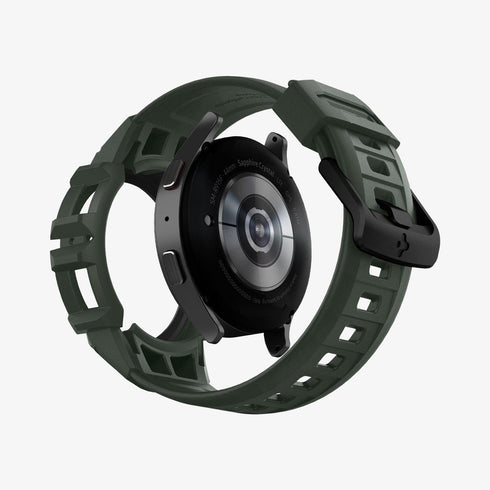 ACS06488 - Galaxy Watch 6 Classic (47mm) Case Rugged Armor Pro in black showing the front